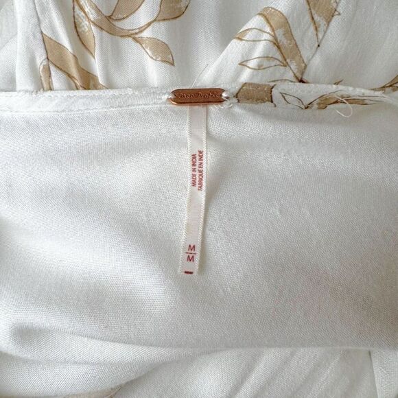 FREE PEOPLE Rosemary Printed Midi Dress | medium | western prairie - Picture 8 of 12